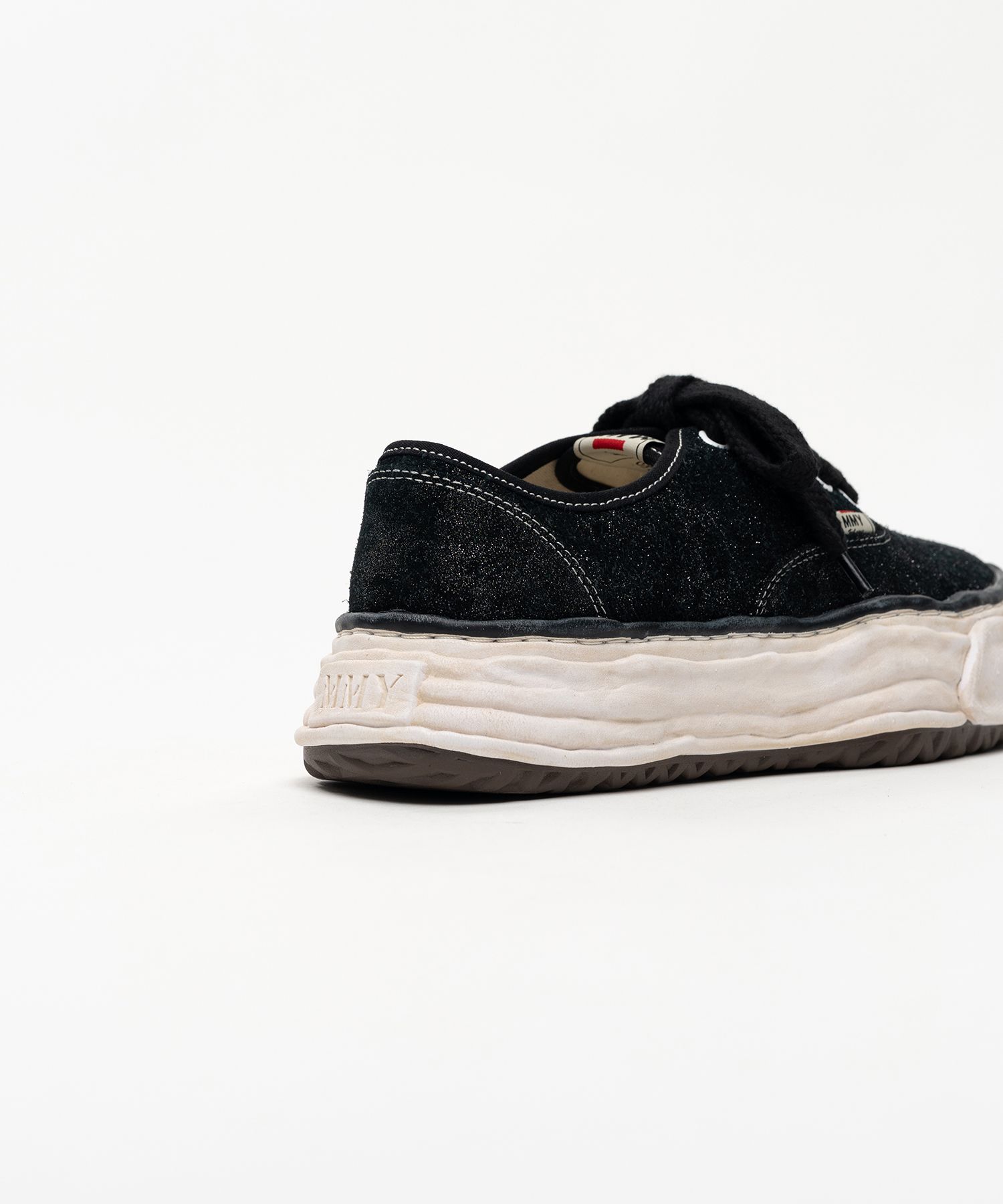 "BAKER 26" OG Sole Glittery Suede Low-top Sneakers