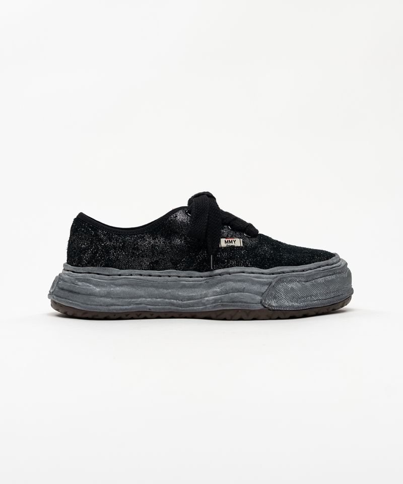 "BAKER 26" OG Sole Glittery Suede Low-top Sneakers