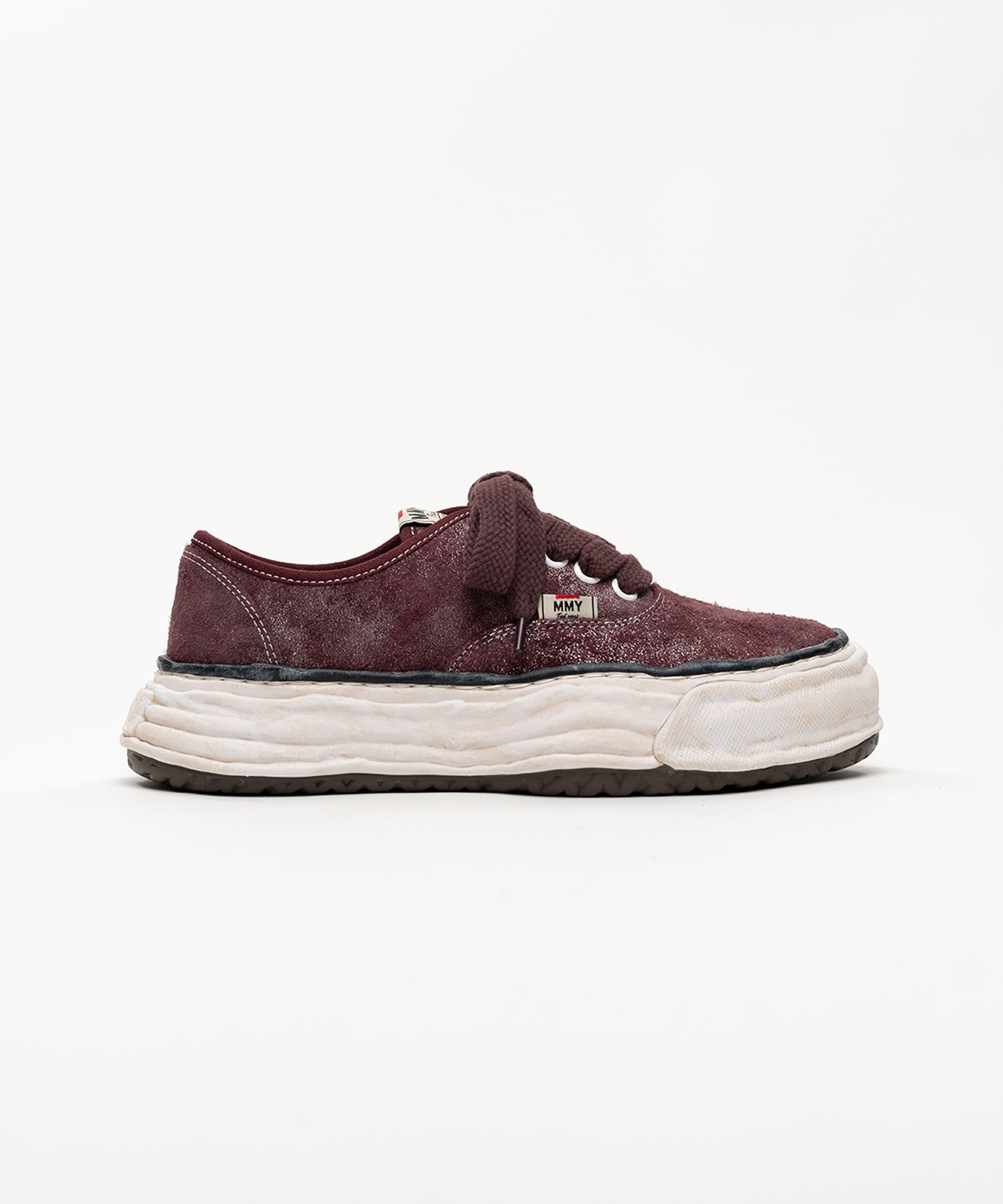 "BAKER 26" OG Sole Glittery Suede Low-top Sneakers