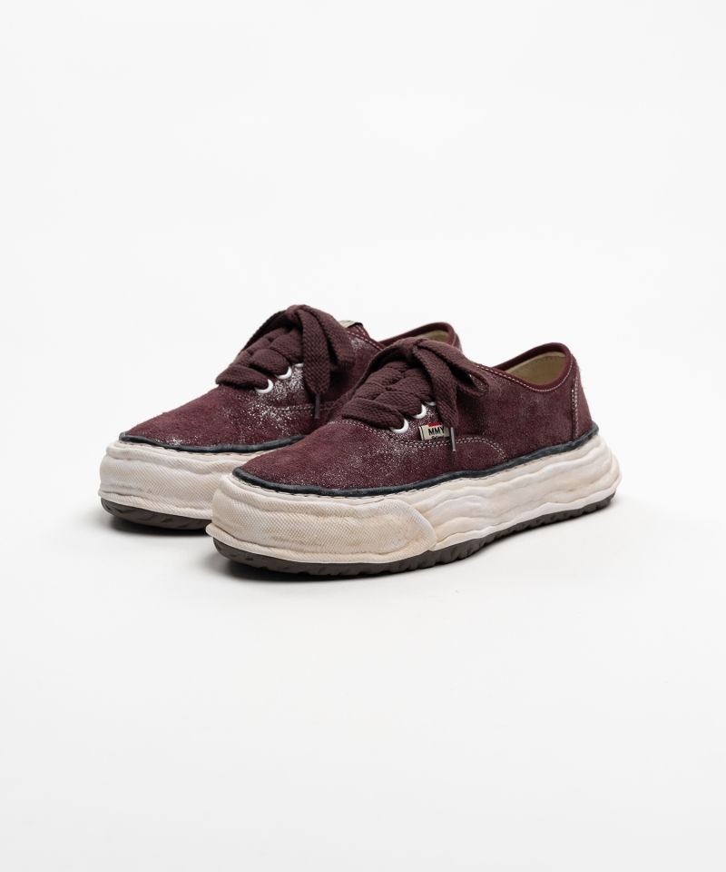 "BAKER 26" OG Sole Glittery Suede Low-top Sneakers