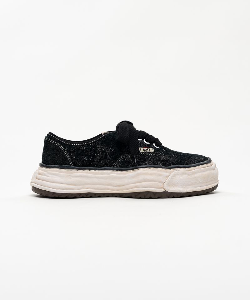 "BAKER 26" OG Sole Glittery Suede Low-top Sneakers