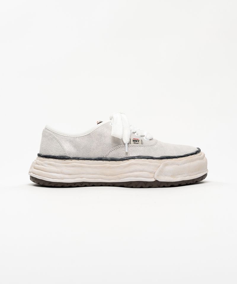 "BAKER 26" OG Sole Glittery Suede Low-top Sneakers