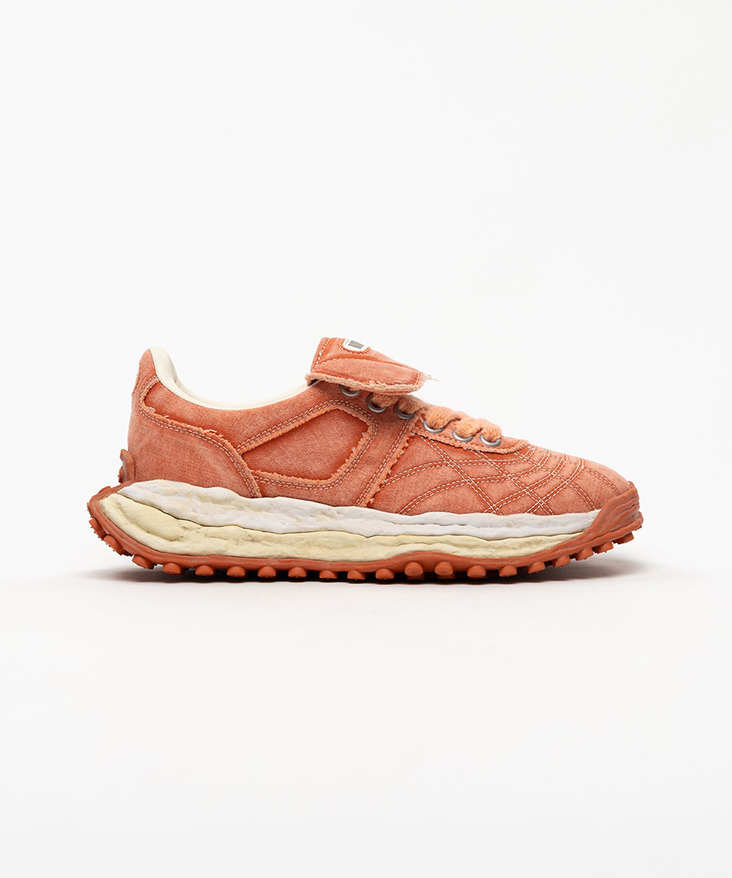 "SCOTT" OG Sole Bleached Canvas Low-top Sneakers