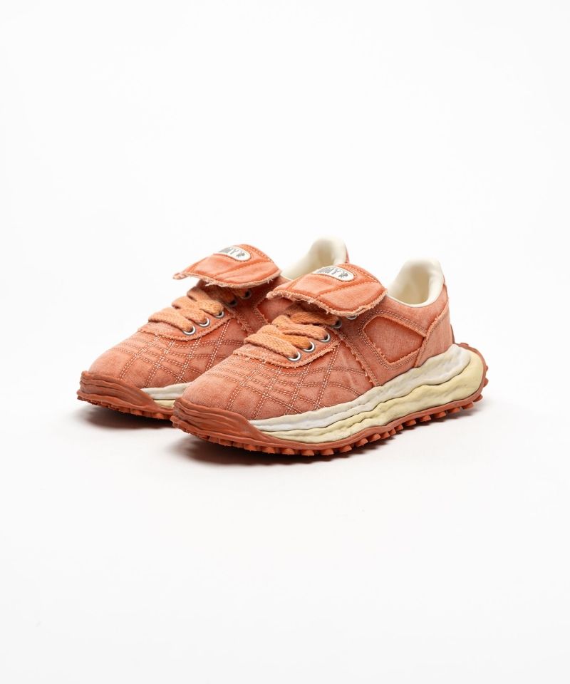 "SCOTT" OG Sole Bleached Canvas Low-top Sneakers