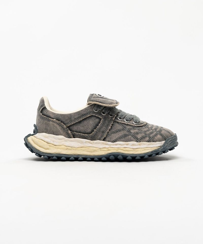 "SCOTT" OG Sole Bleached Canvas Low-top Sneakers