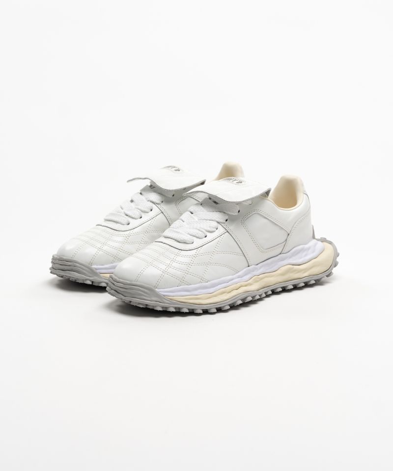 "SCOTT" OG Sole  Wrinkled Leather Low-top Sneakers