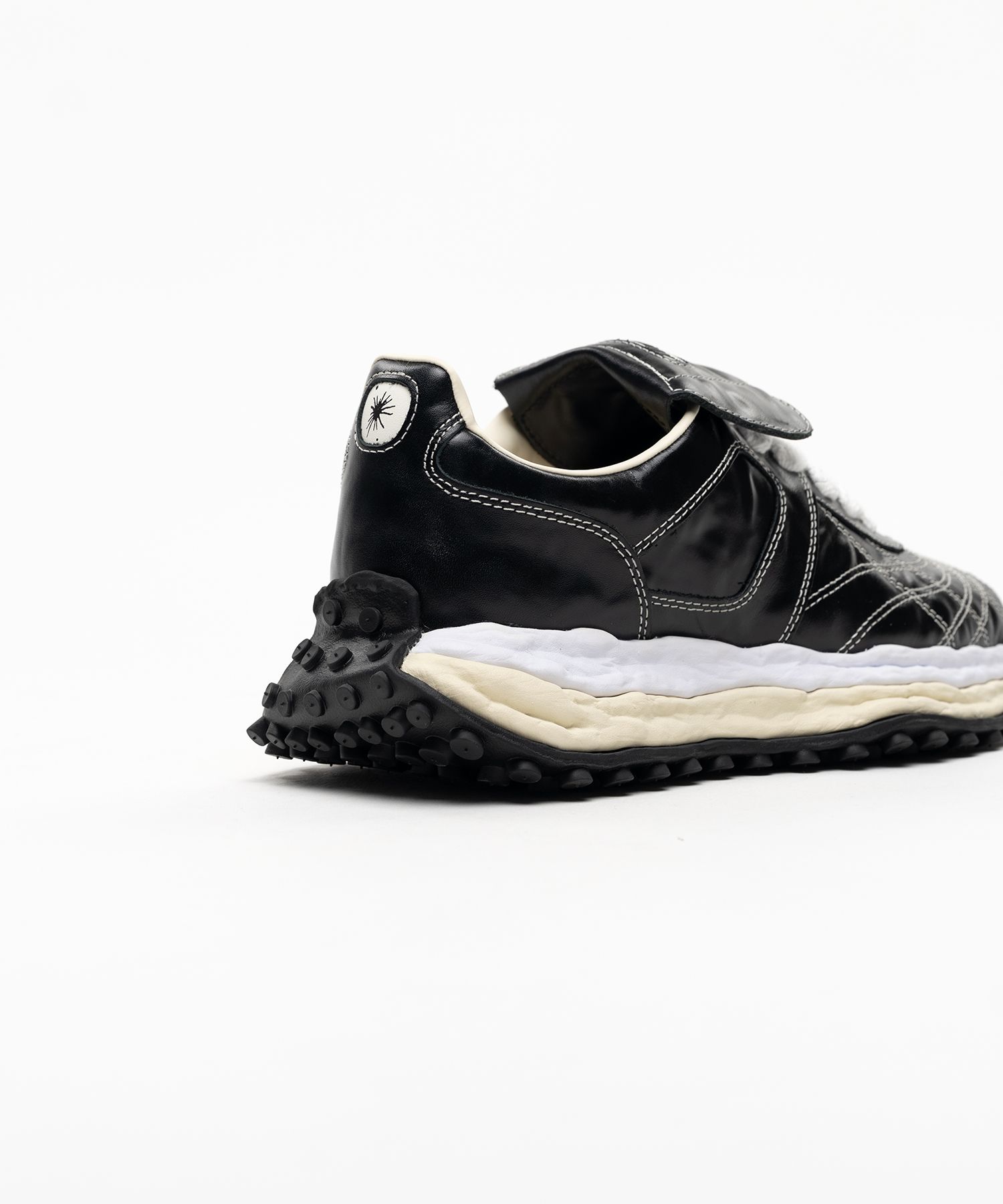 "SCOTT" OG Sole  Wrinkled Leather Low-top Sneakers