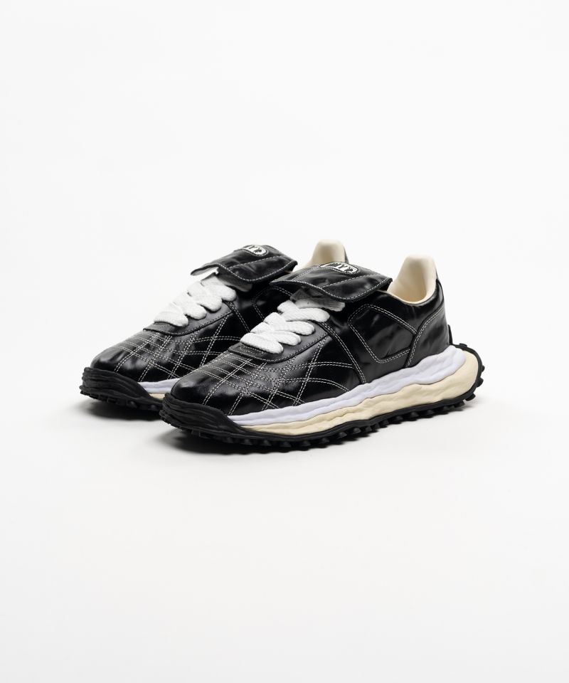 "SCOTT" OG Sole  Wrinkled Leather Low-top Sneakers