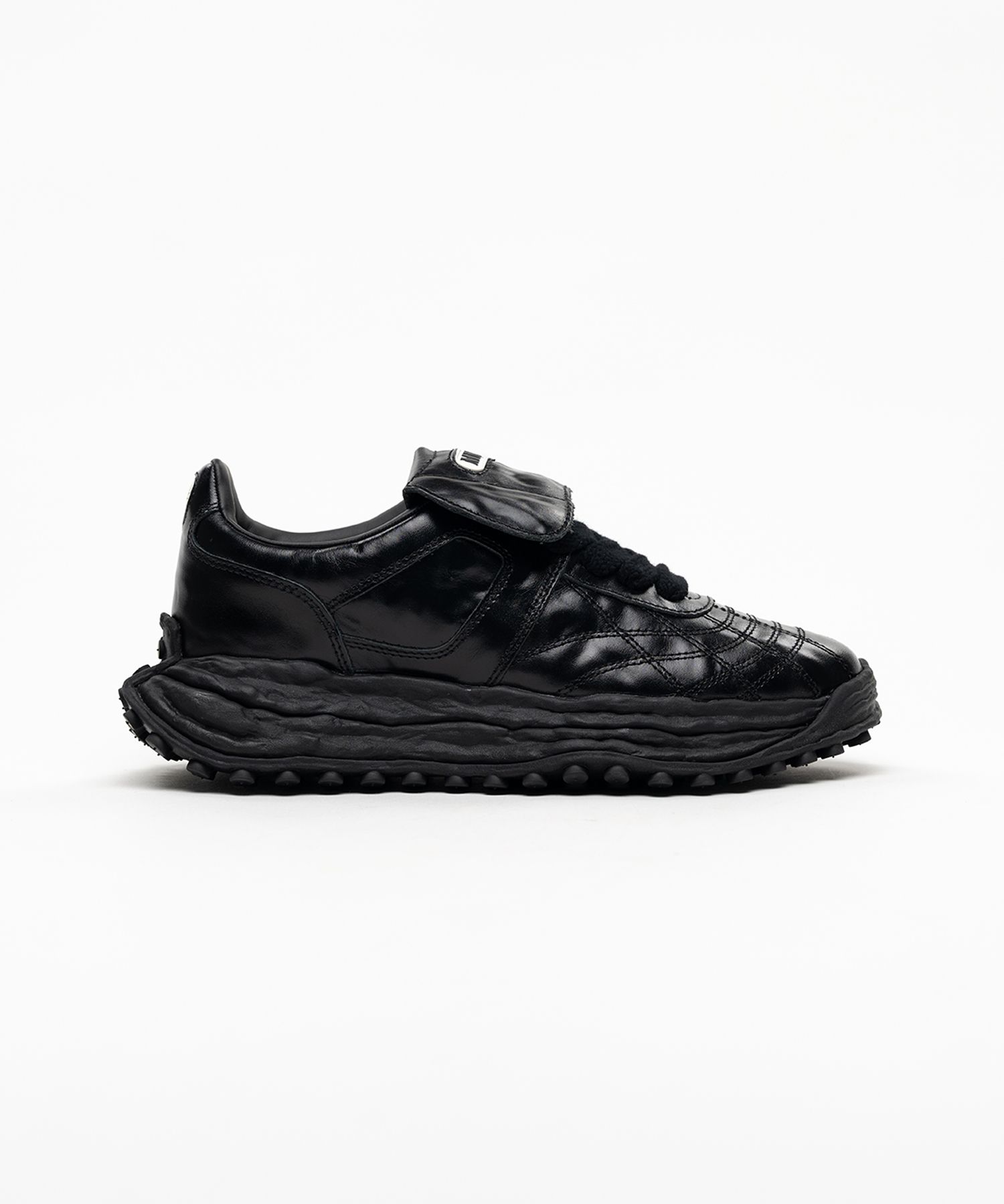"SCOTT" OG Sole  Wrinkled Leather Low-top Sneakers