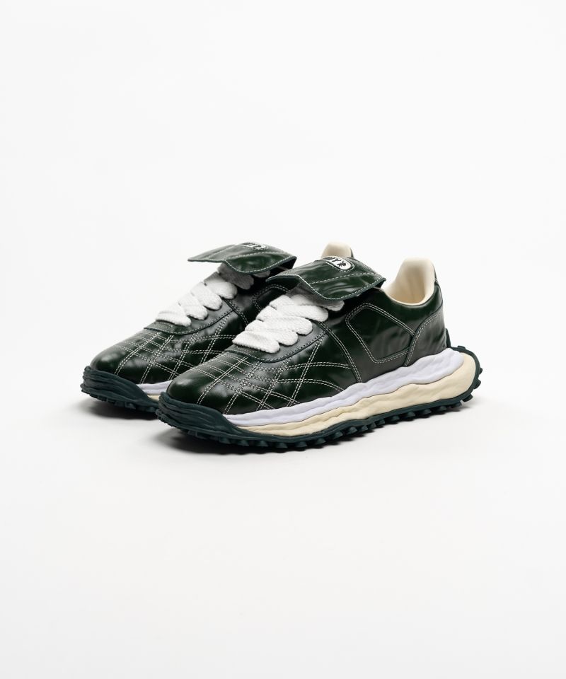 "SCOTT" OG Sole  Wrinkled Leather Low-top Sneakers