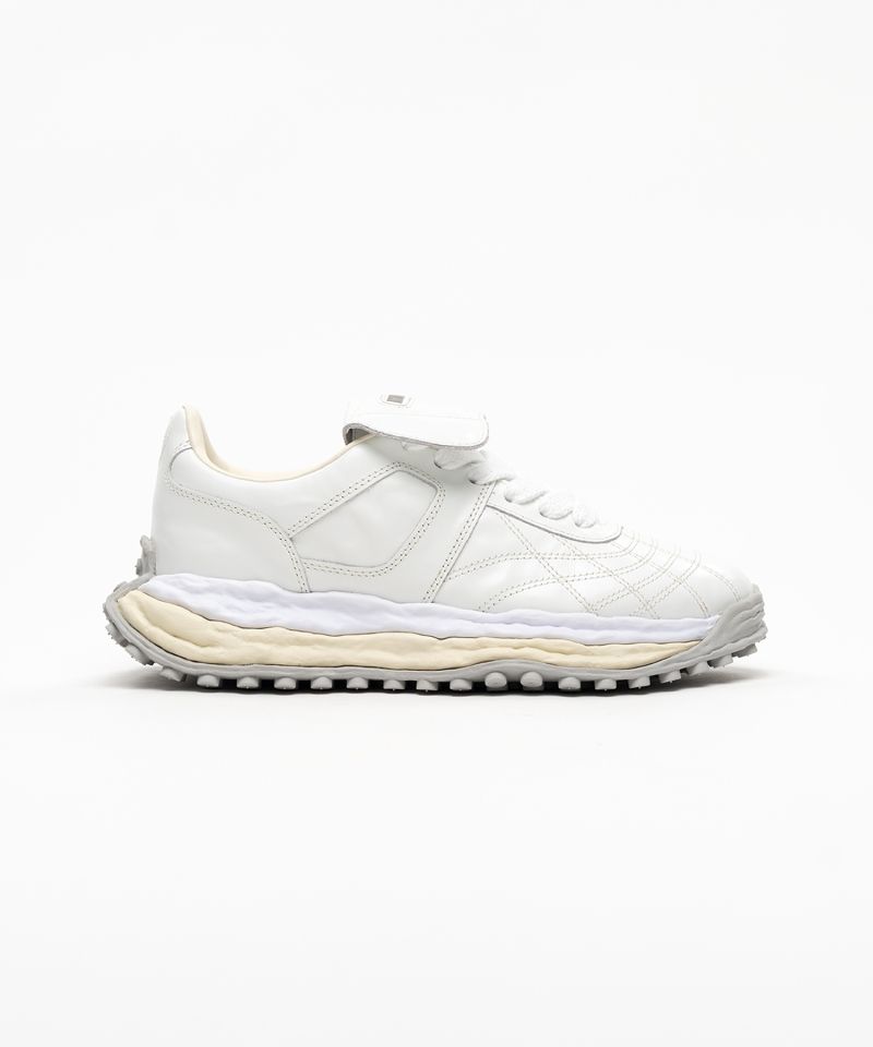 "SCOTT" OG Sole  Wrinkled Leather Low-top Sneakers