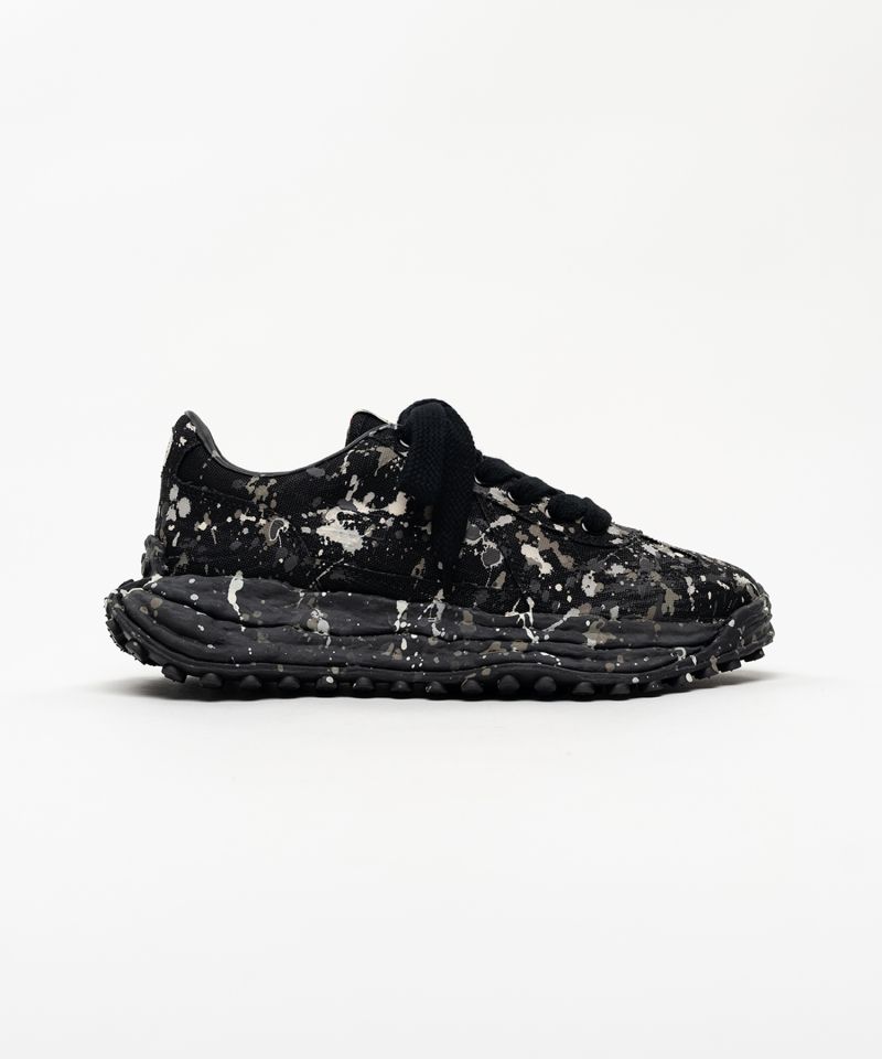 "LARRY"OG Sole Sputtering Paint Canvas Low-top Sneakers