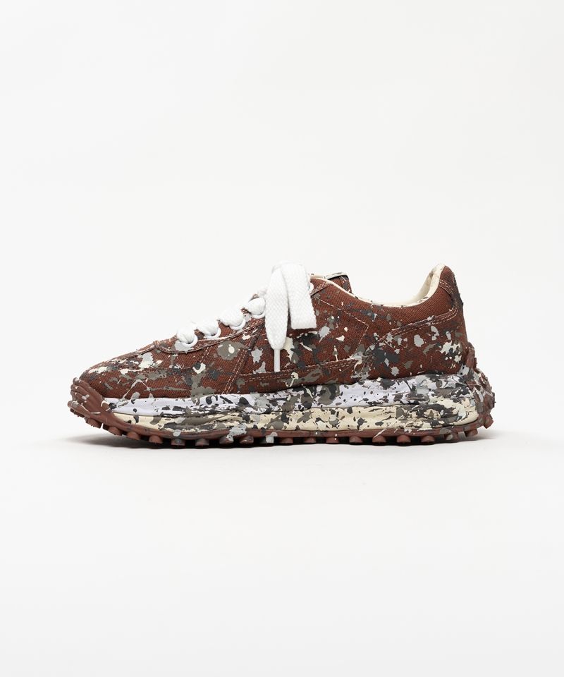 "LARRY"OG Sole Sputtering Paint Canvas Low-top Sneakers