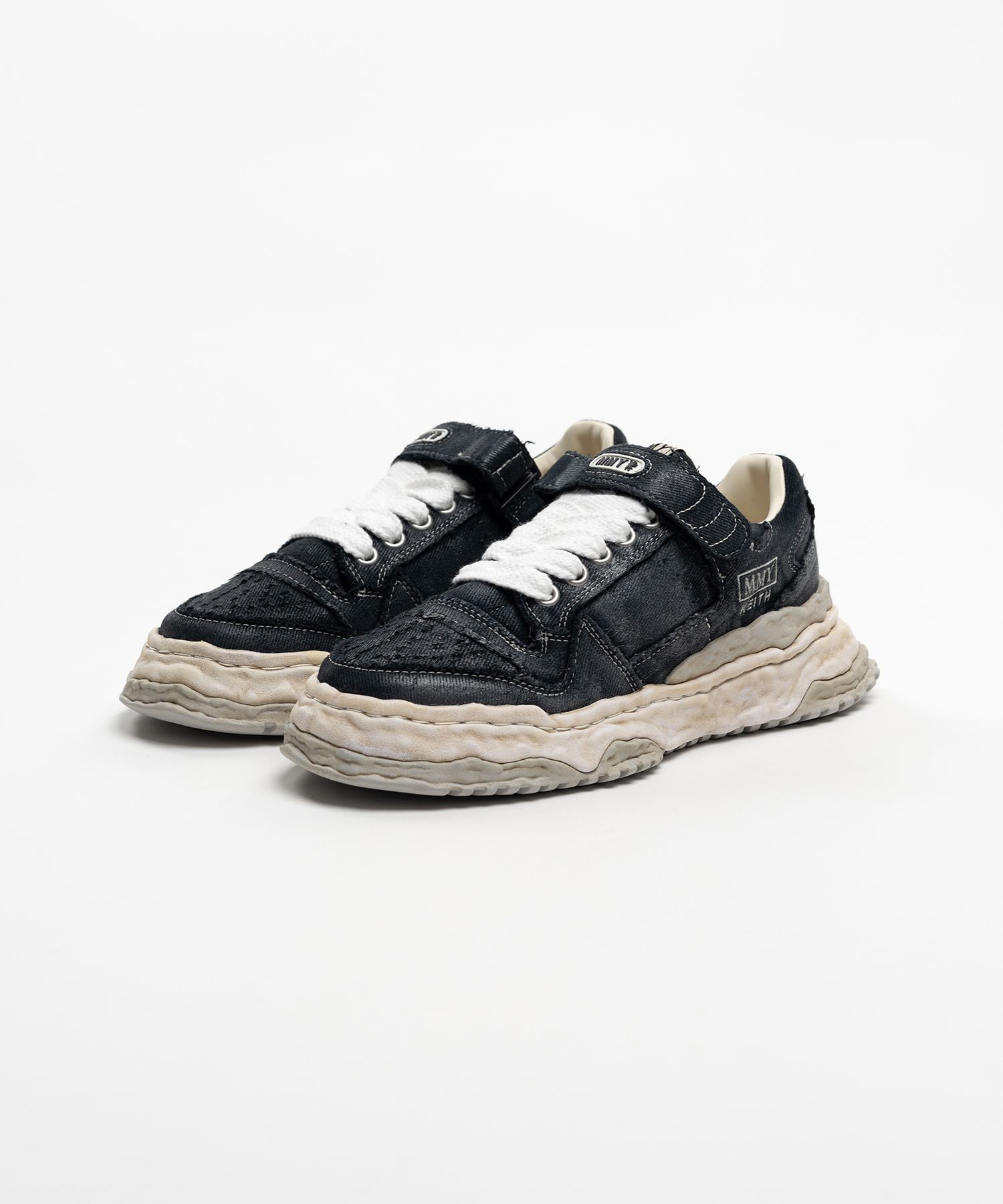 "KEITH" OG Sole Brushed Twill Low-top Sneakers