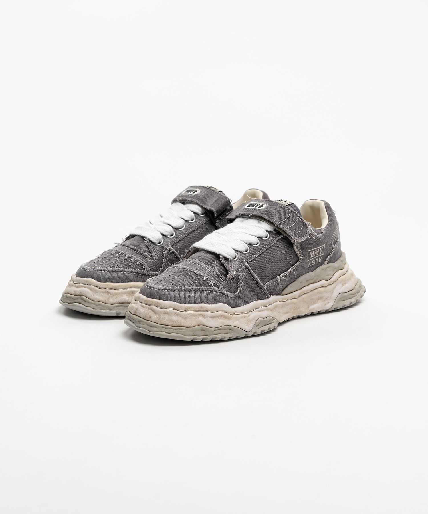 "KEITH" OG Sole Brushed Twill Low-top Sneakers