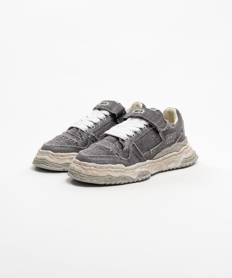 "KEITH" OG Sole Brushed Twill Low-top Sneakers