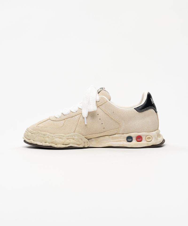 "HERBIE" OG Sole Overdyed Suede Low-top Sneakers