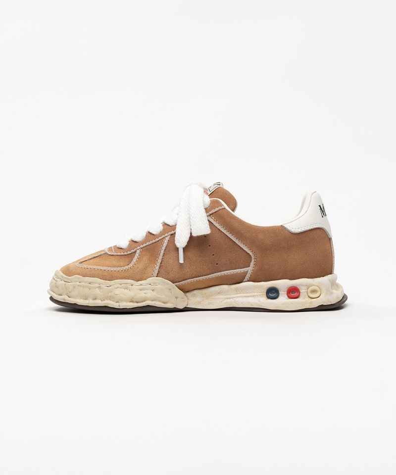 "HERBIE" OG Sole Overdyed Suede Low-top Sneakers