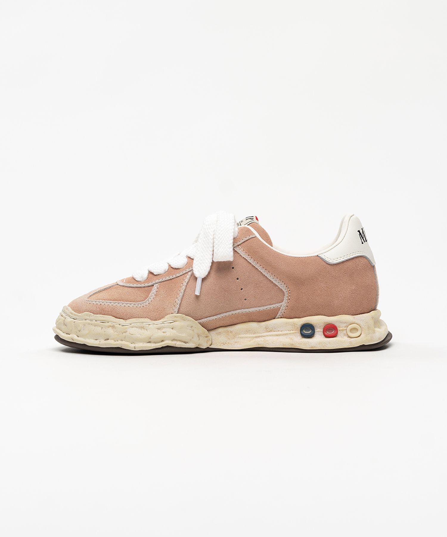 "HERBIE" OG Sole Overdyed Suede Low-top Sneakers