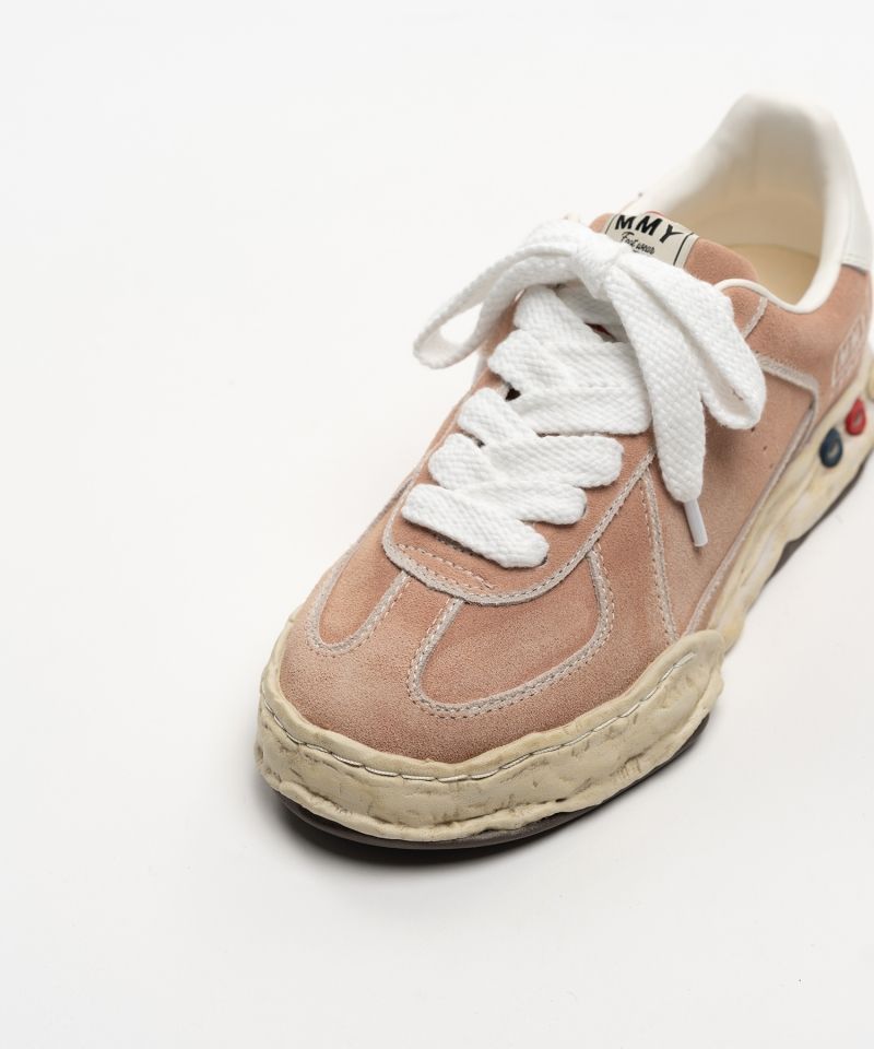 "HERBIE" OG Sole Overdyed Suede Low-top Sneakers