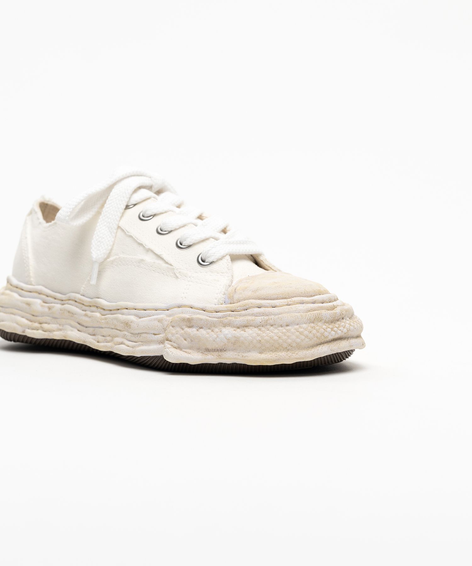 "PETERSON23" OG Sole Brushed Twill Low-top Sneakers