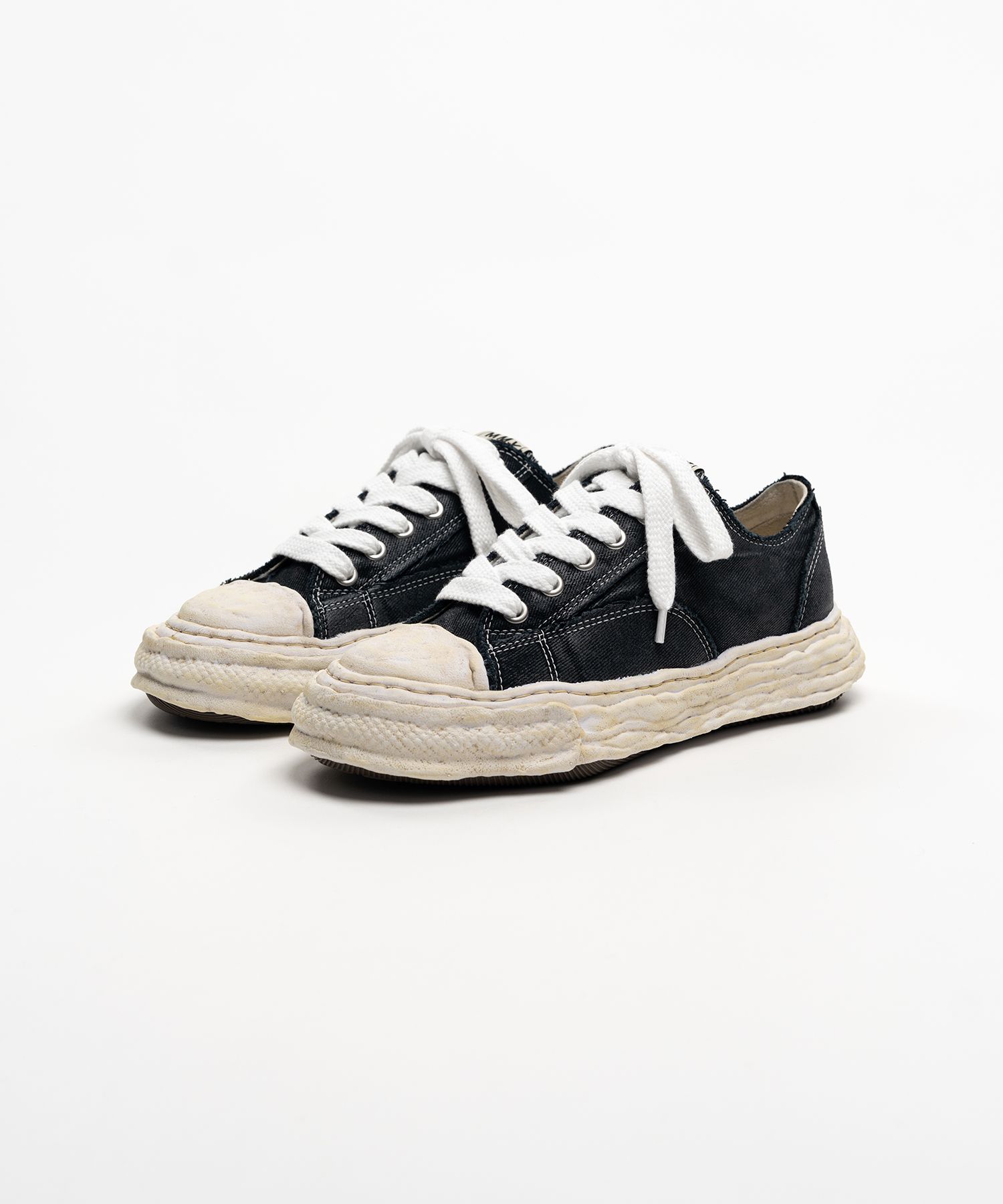 "PETERSON23" OG Sole Brushed Twill Low-top Sneakers