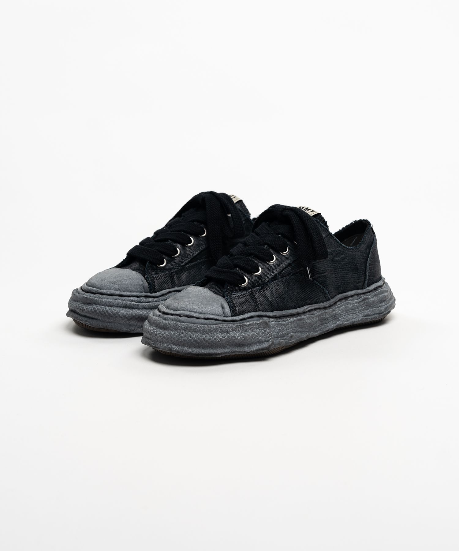 "PETERSON23" OG Sole Brushed Twill Low-top Sneakers