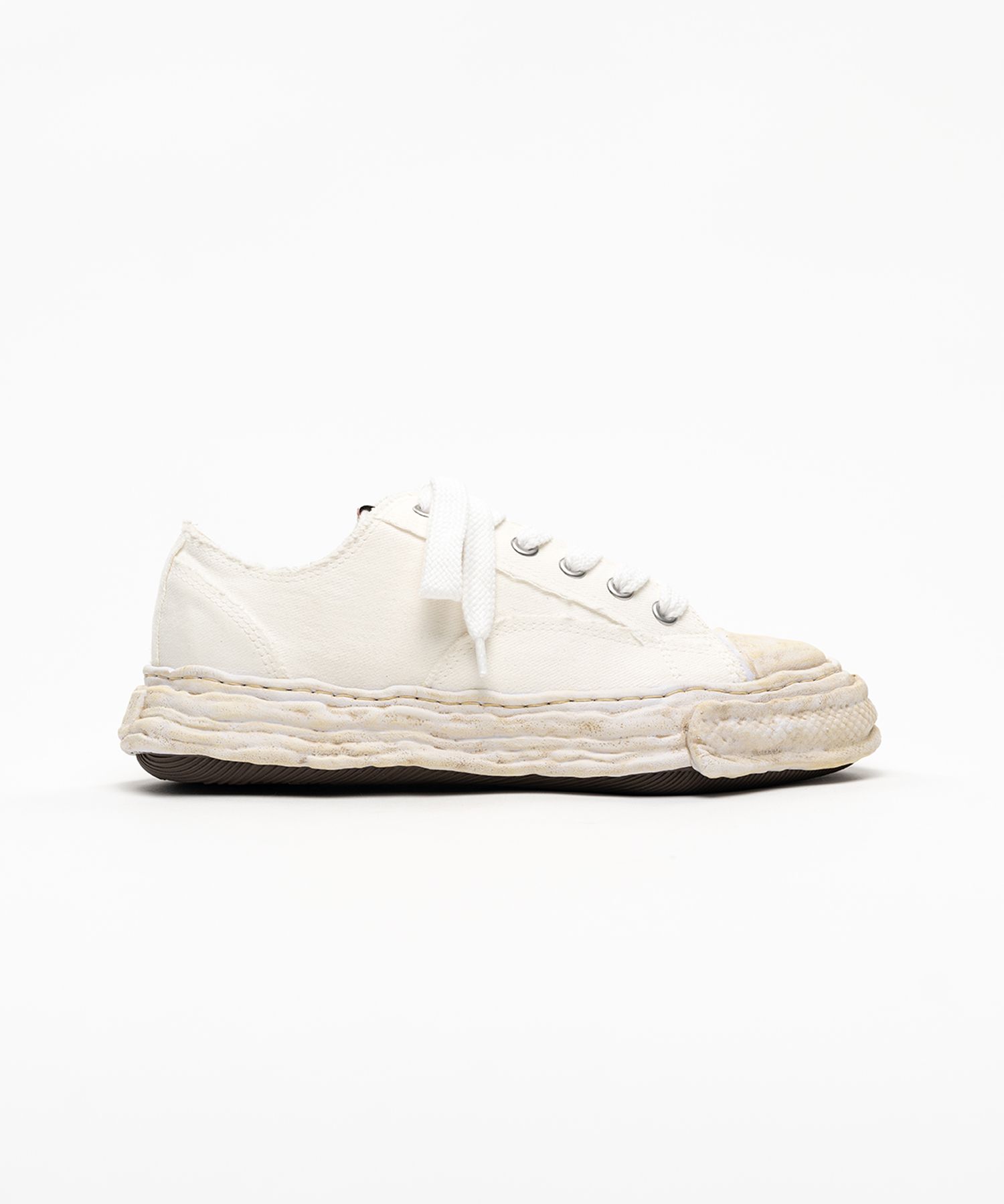 "PETERSON23" OG Sole Brushed Twill Low-top Sneakers