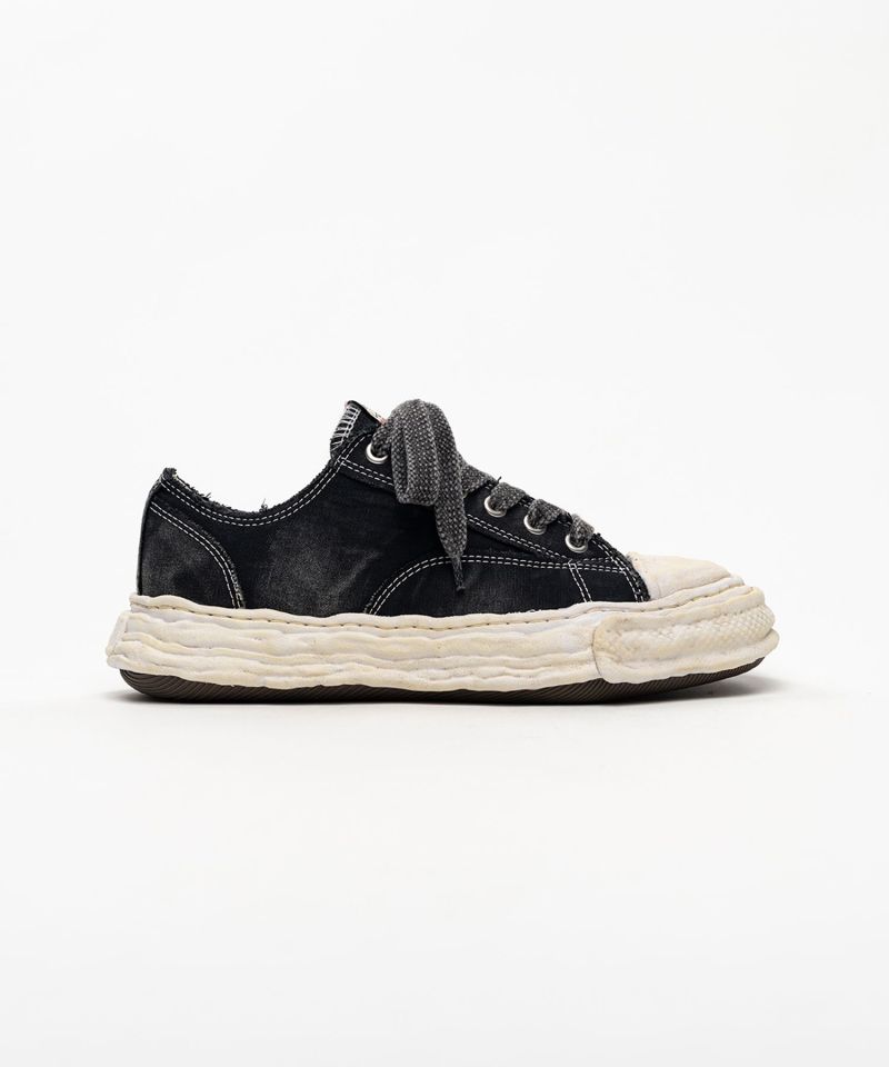 "PETERSON23" OG Sole Bleached Canvas Low-top Sneakers