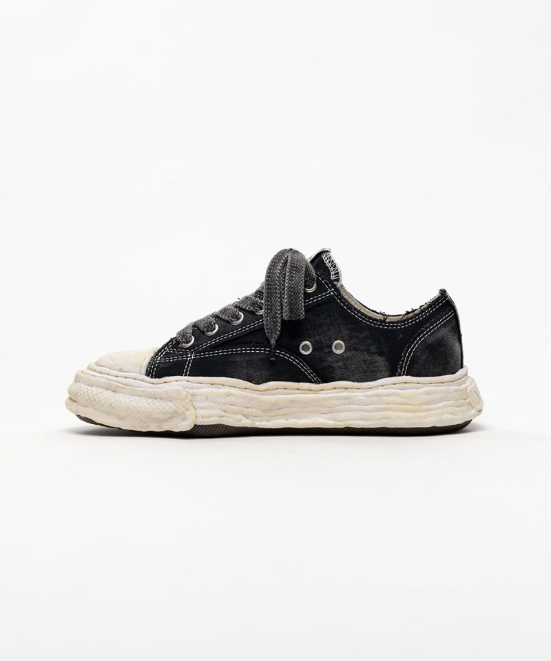 "PETERSON23" OG Sole Bleached Canvas Low-top Sneakers