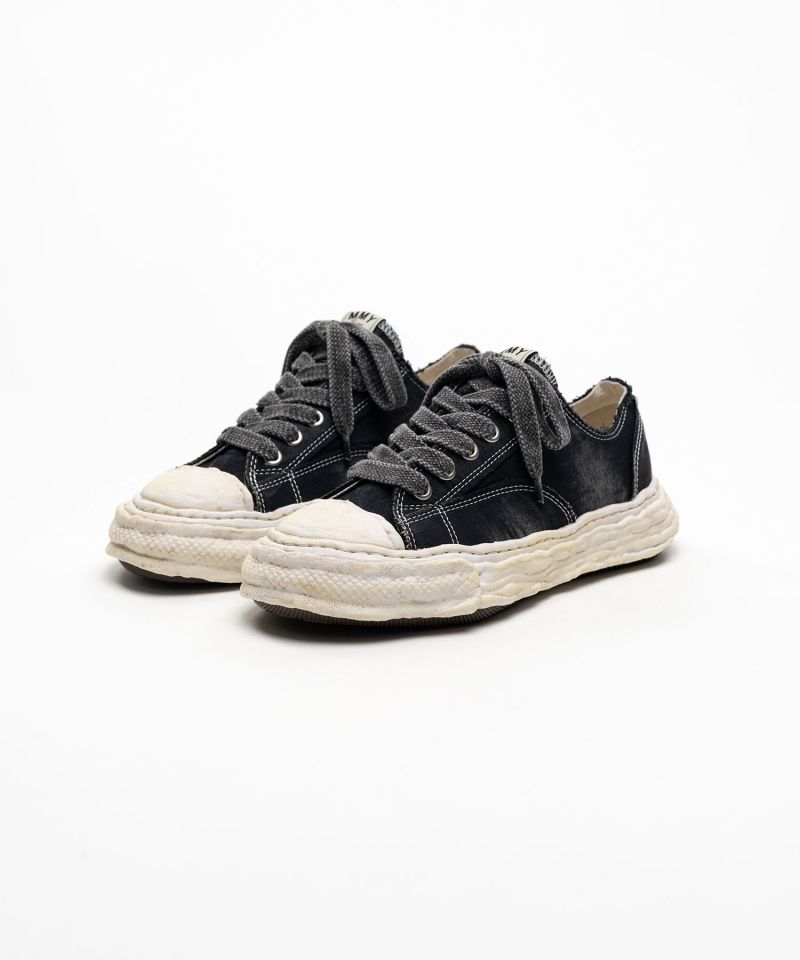 "PETERSON23" OG Sole Bleached Canvas Low-top Sneakers