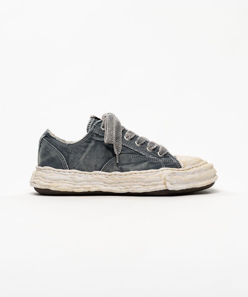 "PETERSON23" OG Sole Bleached Canvas Low-top Sneakers