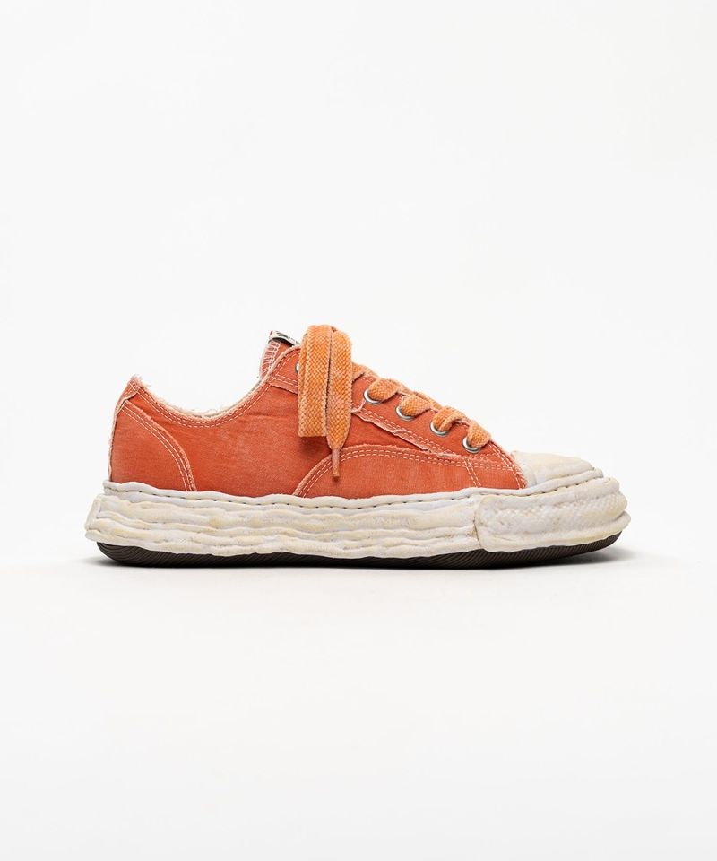 "PETERSON23" OG Sole Bleached Canvas Low-top Sneakers