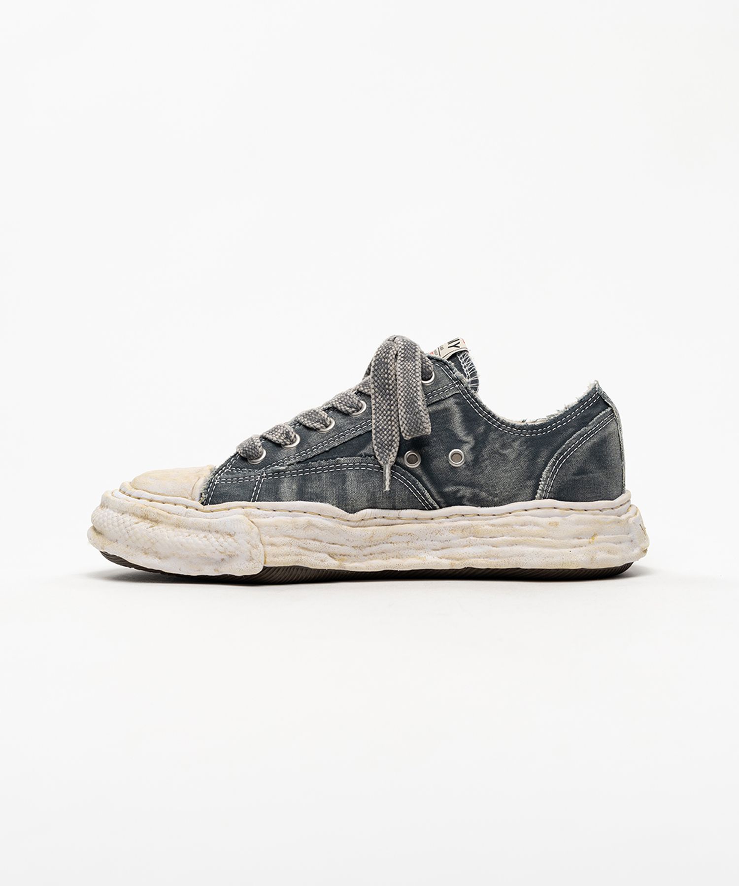 "PETERSON23" OG Sole Bleached Canvas Low-top Sneakers