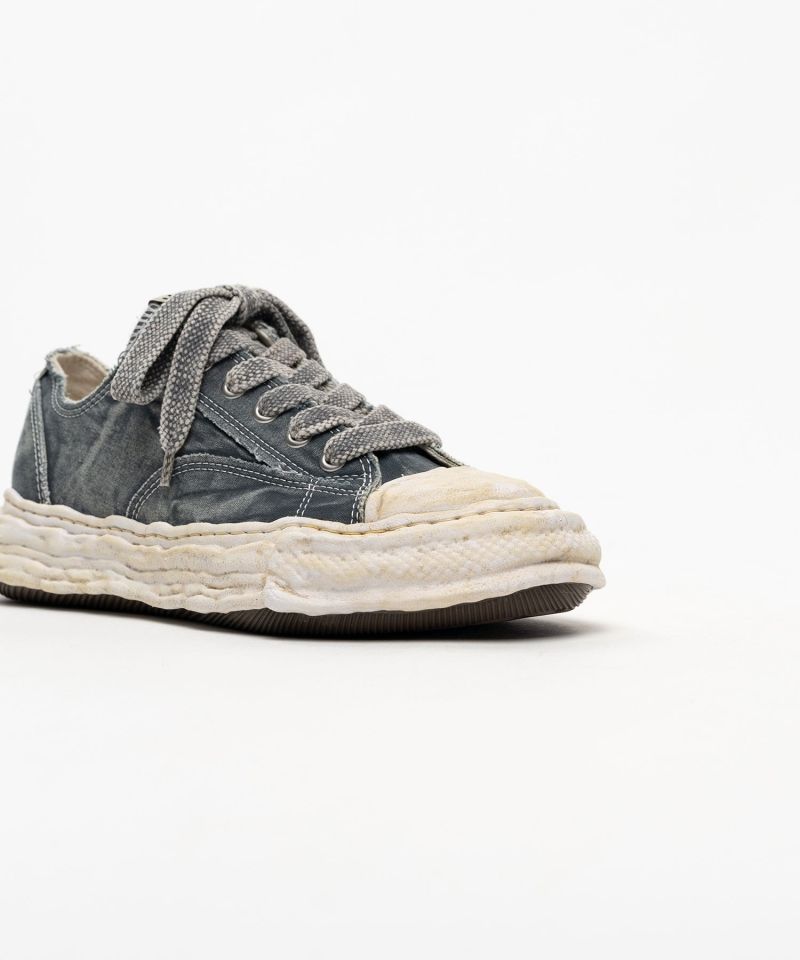 "PETERSON23" OG Sole Bleached Canvas Low-top Sneakers