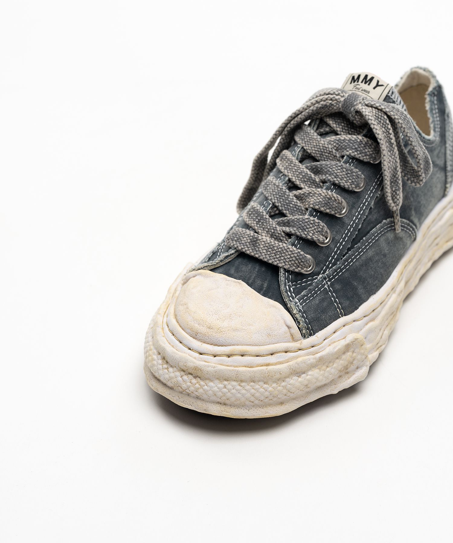 "PETERSON23" OG Sole Bleached Canvas Low-top Sneakers