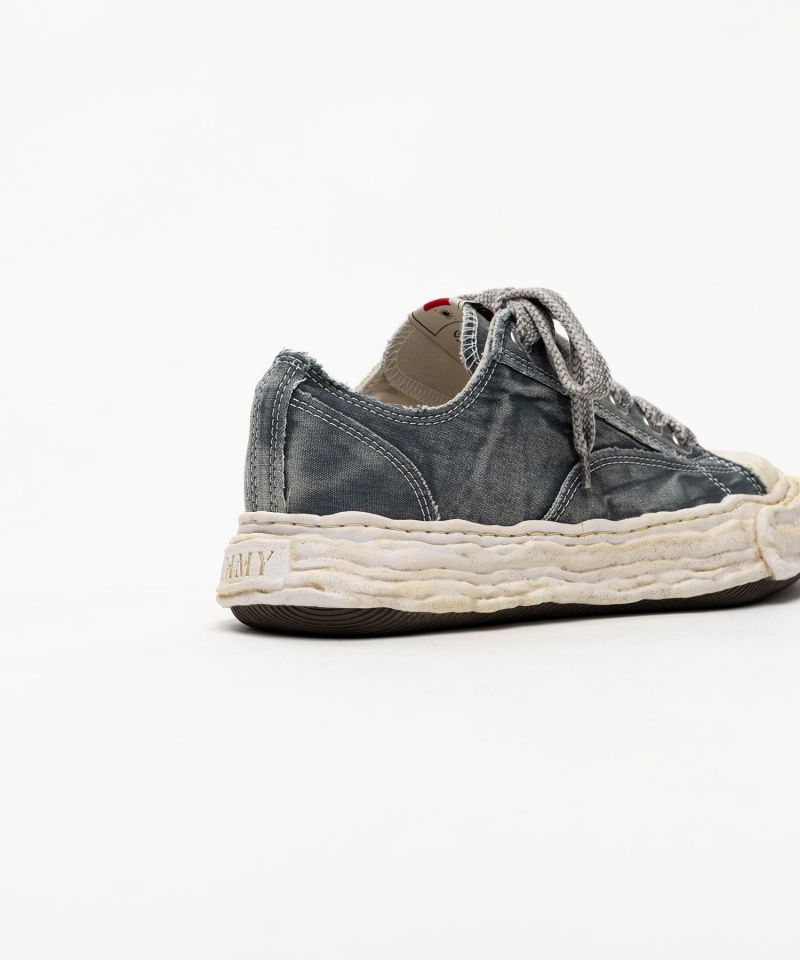 "PETERSON23" OG Sole Bleached Canvas Low-top Sneakers