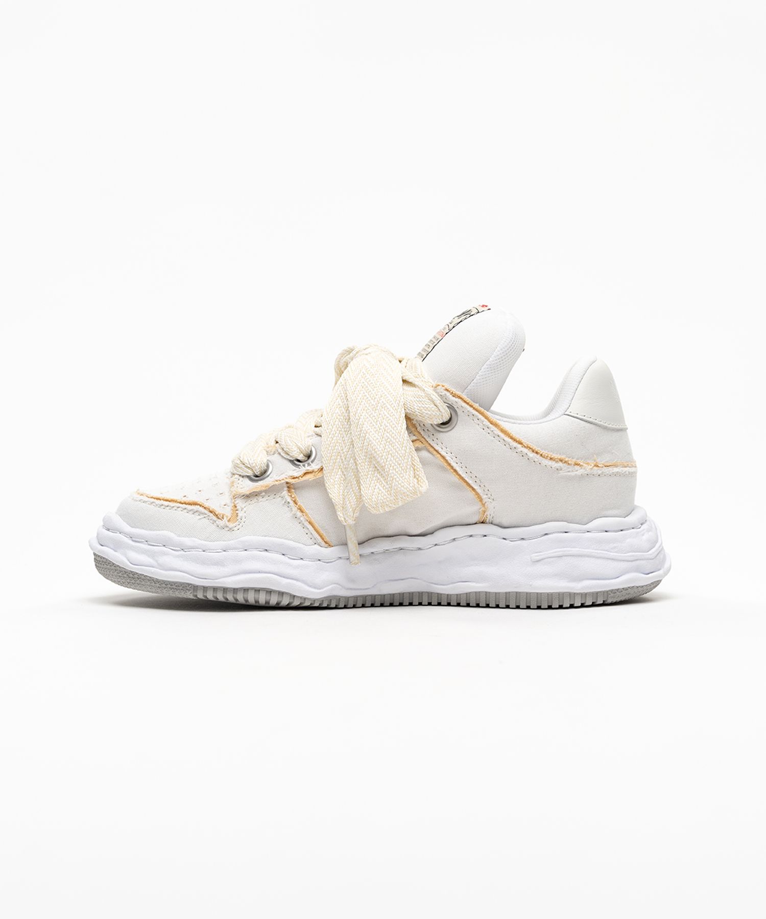 "WAYNE PUFFER" OG Sole Patterned Lace Canvas Low-top Sneakers