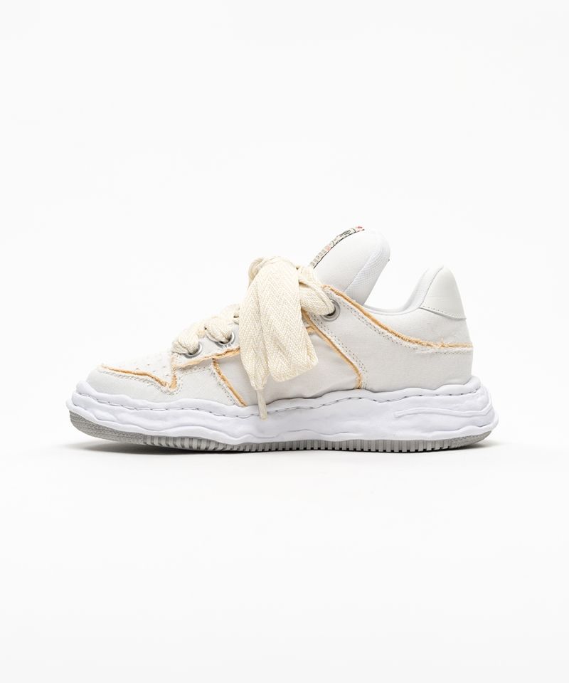 "WAYNE PUFFER" OG Sole Patterned Lace Canvas Low-top Sneakers