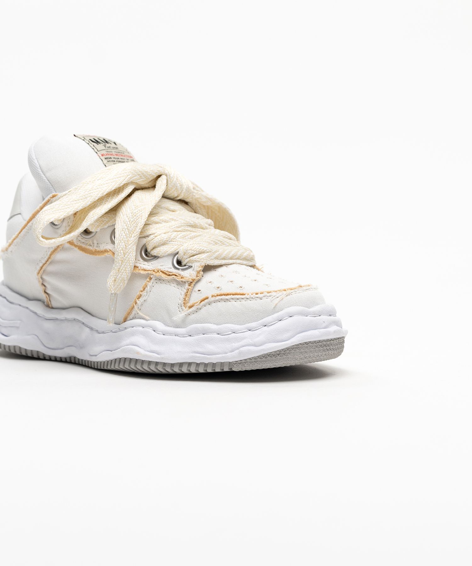 "WAYNE PUFFER" OG Sole Patterned Lace Canvas Low-top Sneakers
