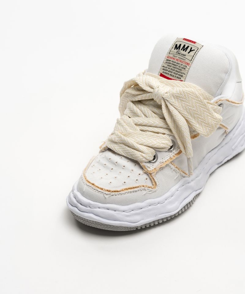 "WAYNE PUFFER" OG Sole Patterned Lace Canvas Low-top Sneakers