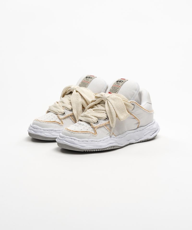 "WAYNE PUFFER" OG Sole Patterned Lace Canvas Low-top Sneakers