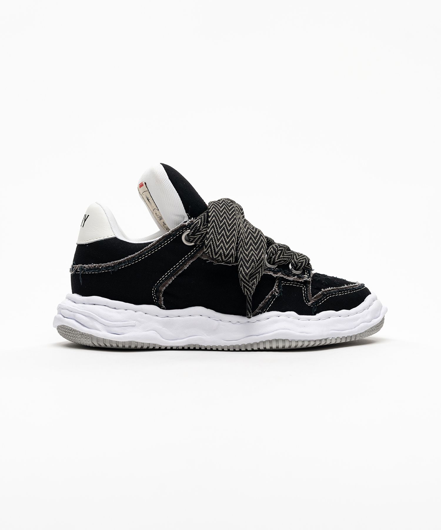 "WAYNE PUFFER" OG Sole Patterned Lace Canvas Low-top Sneakers