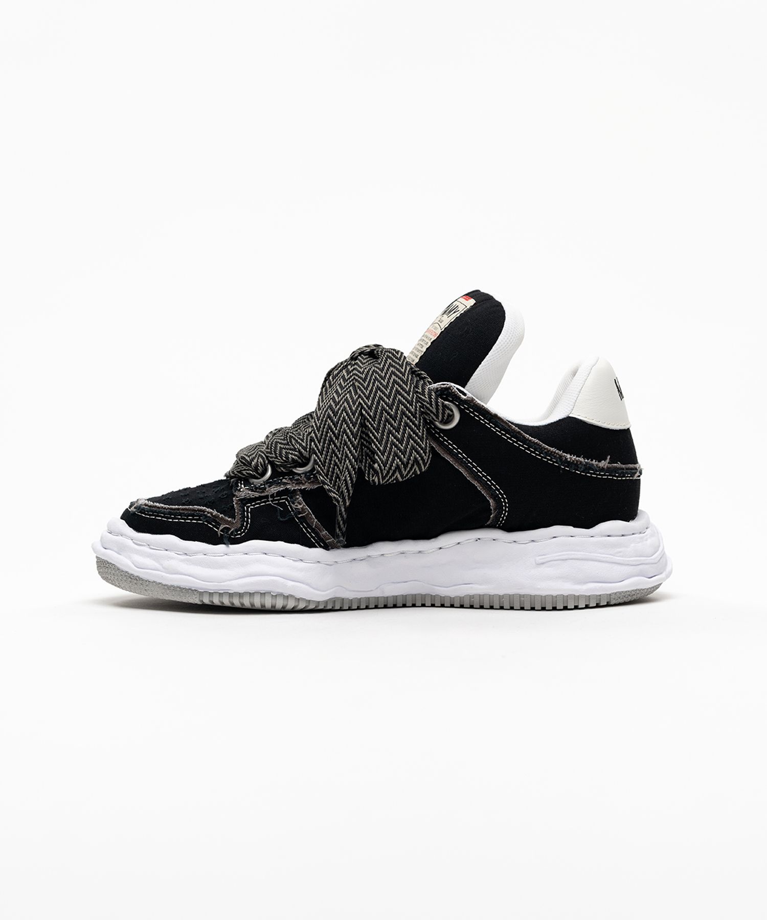 "WAYNE PUFFER" OG Sole Patterned Lace Canvas Low-top Sneakers