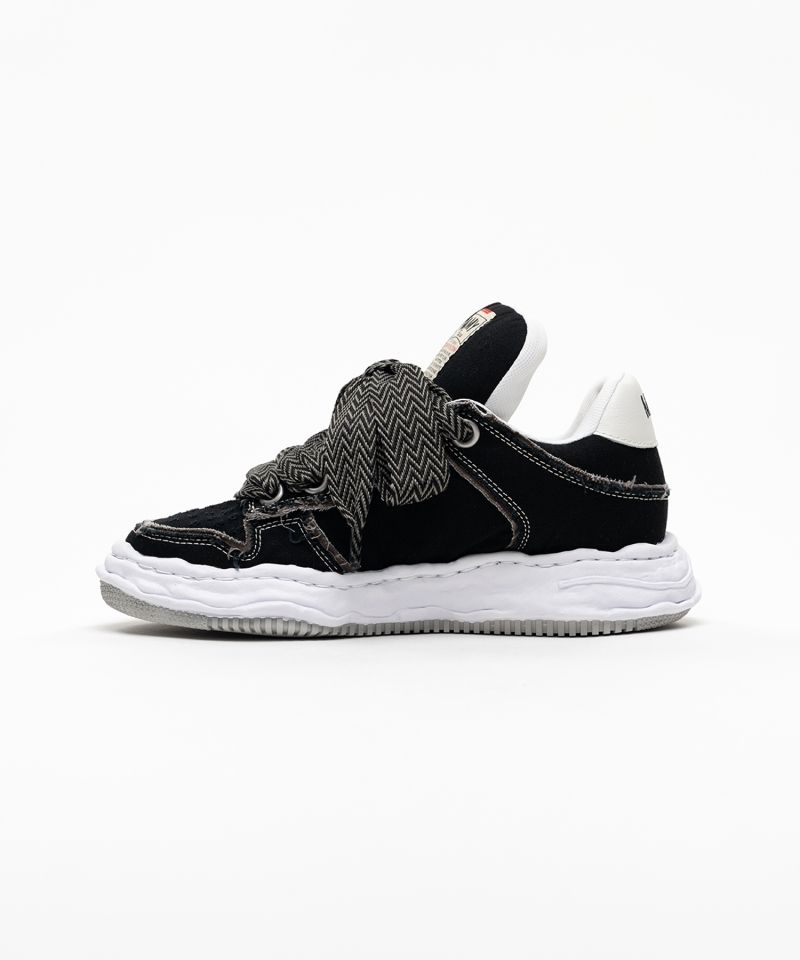 "WAYNE PUFFER" OG Sole Patterned Lace Canvas Low-top Sneakers
