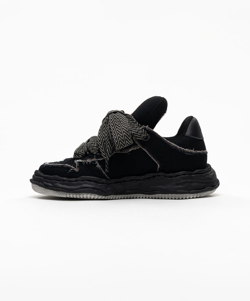 "WAYNE PUFFER" OG Sole Patterned Lace Canvas Low-top Sneakers