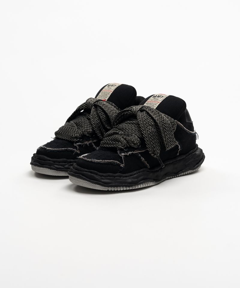 "WAYNE PUFFER" OG Sole Patterned Lace Canvas Low-top Sneakers