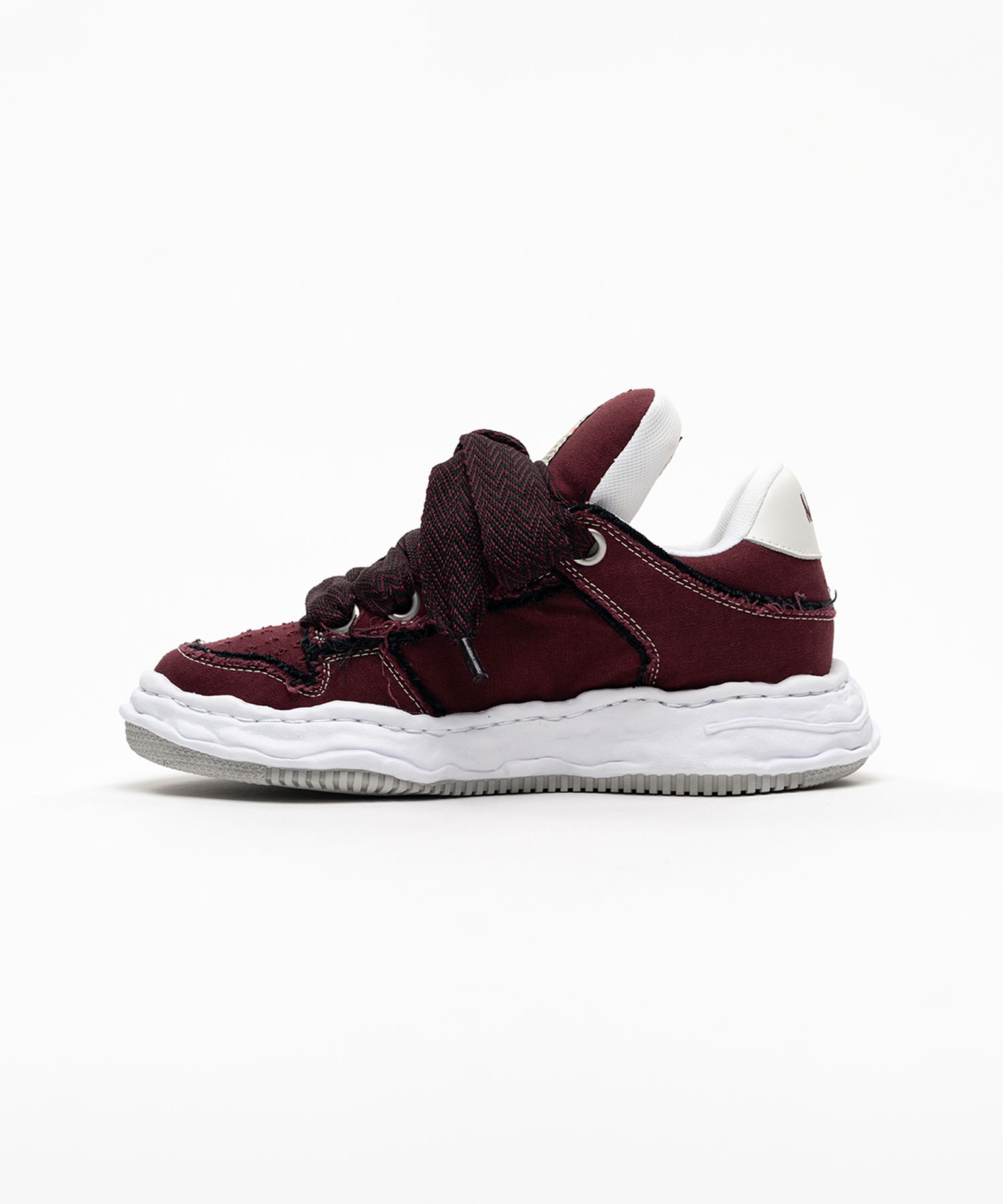 "WAYNE PUFFER" OG Sole Patterned Lace Canvas Low-top Sneakers