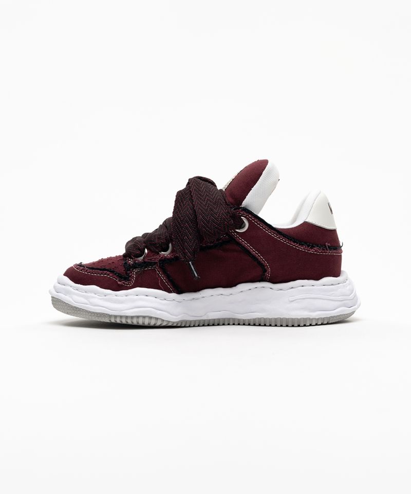 "WAYNE PUFFER" OG Sole Patterned Lace Canvas Low-top Sneakers