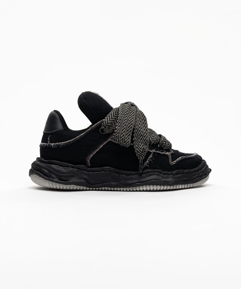 "WAYNE PUFFER" OG Sole Patterned Lace Canvas Low-top Sneakers
